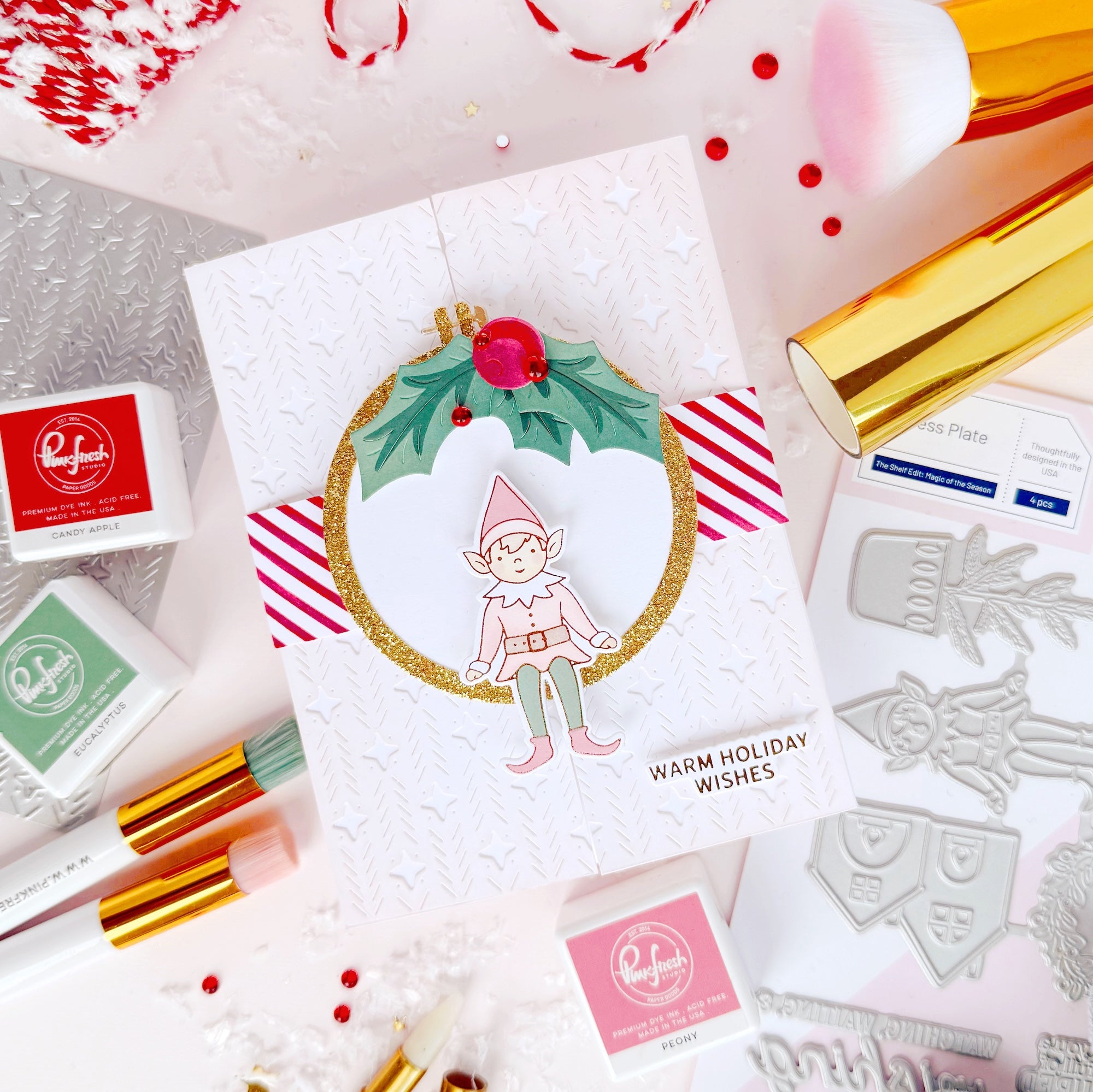 Pinkfresh Studio - The Shelf Edit: Magic of the Season Press Plates