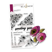 Altenew - Cornered Blooms Stamp Set