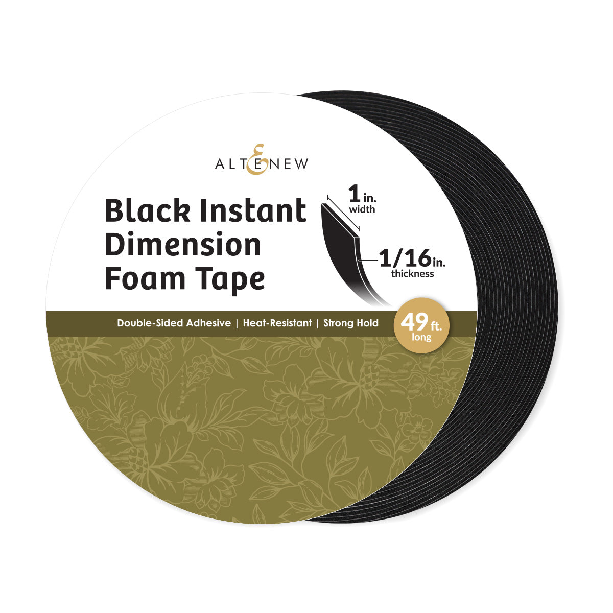 Altenew - Instant Dimension Foam Tape Bundle - Black (3 Sizes)
