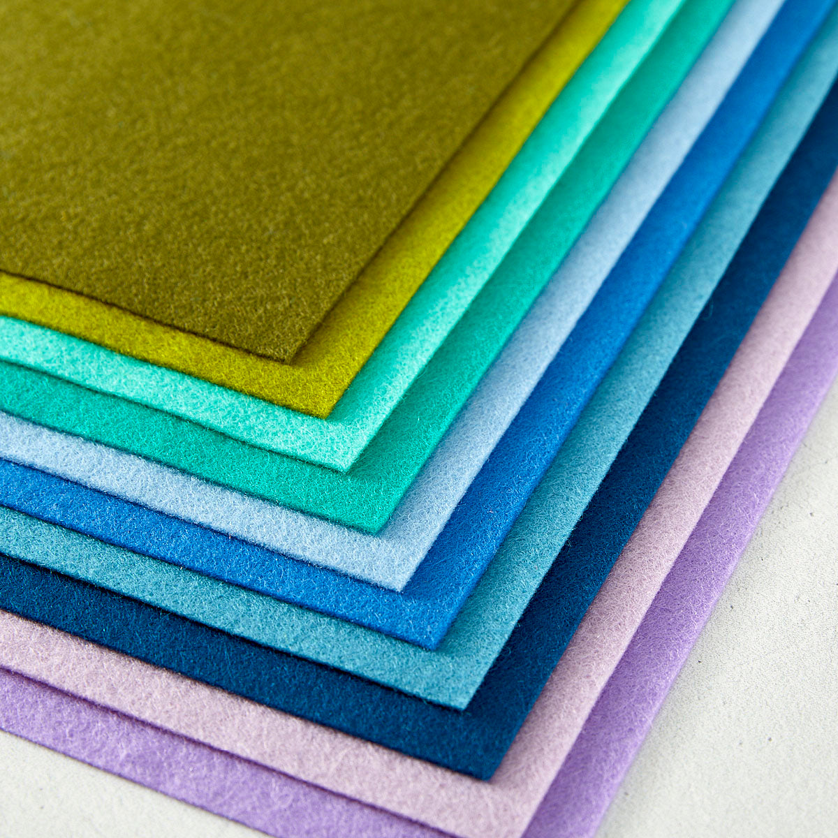 Spellbinders - Merino Wool Felt Sheets - Cool Collection