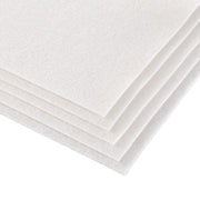 A stack of off-white felt or foam sheets with a soft, textured surface, shown at an angle on a plain white background. Spellbinders Merino Wool Felt Sheets - Snow