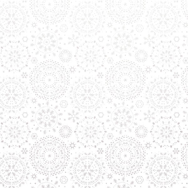 Kaisercraft - Whimsy Wishes 12" x 12" Scrapbook Paper - Falling Snow