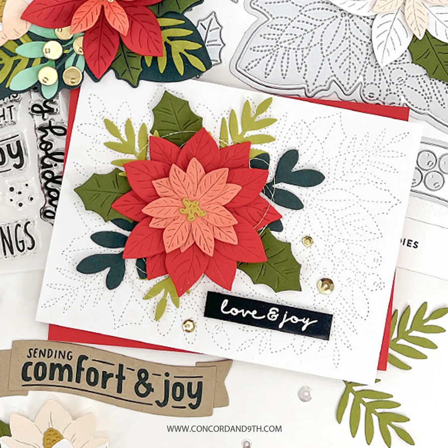 Concord & 9th - Festive Blooms Stamp Set