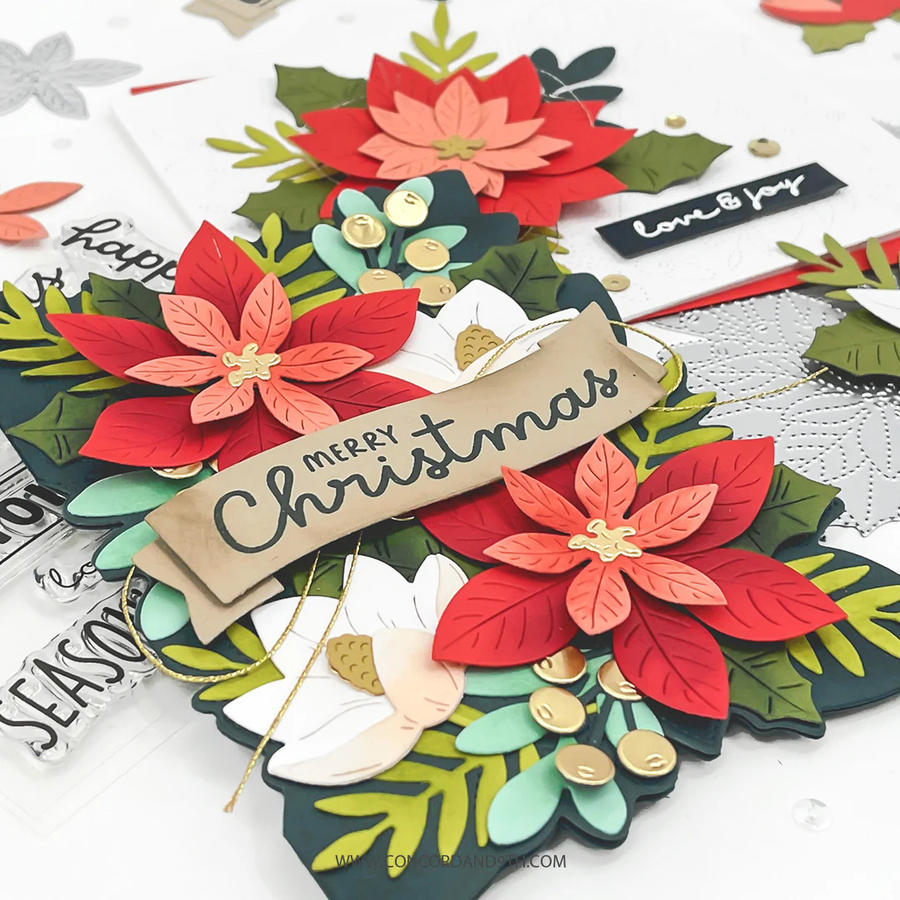 Concord & 9th - Festive Blooms Stamp Set