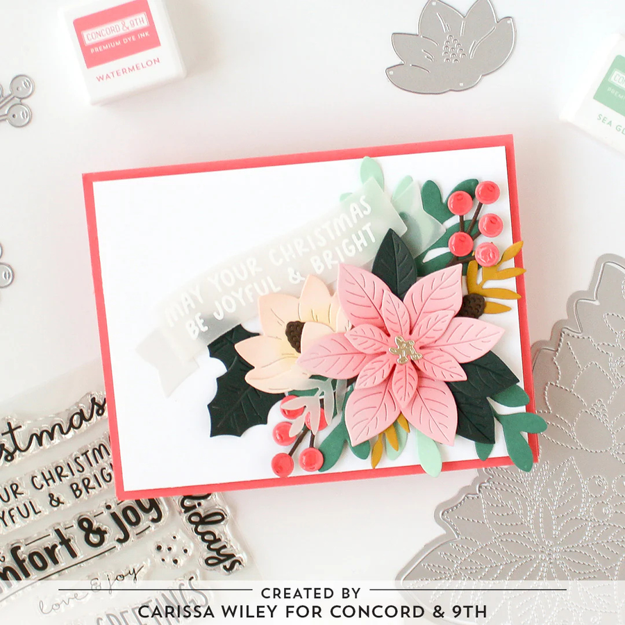 Concord & 9th - Festive Blooms Stamp Set