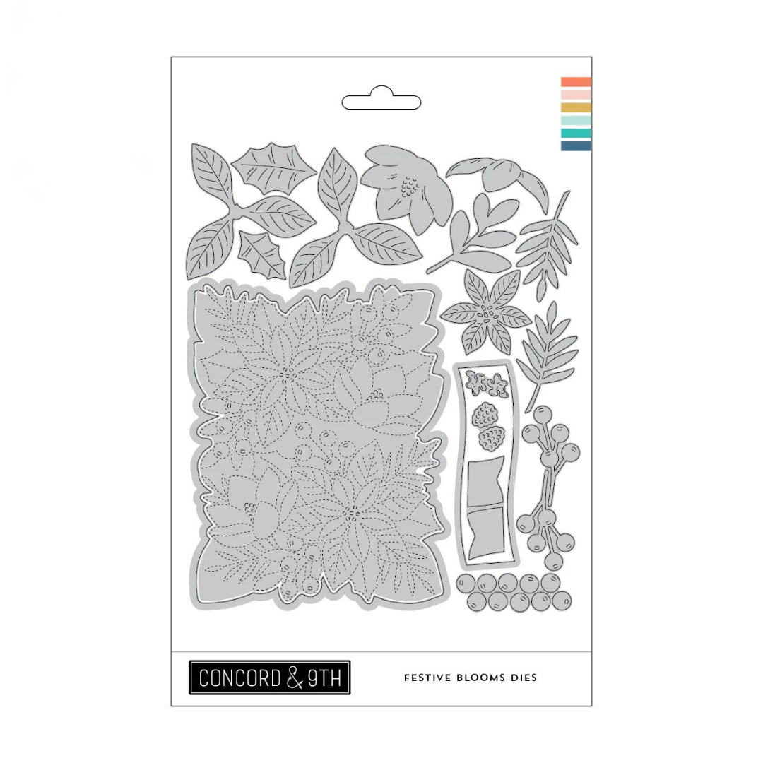 Concord & 9th - Festive Blooms Dies