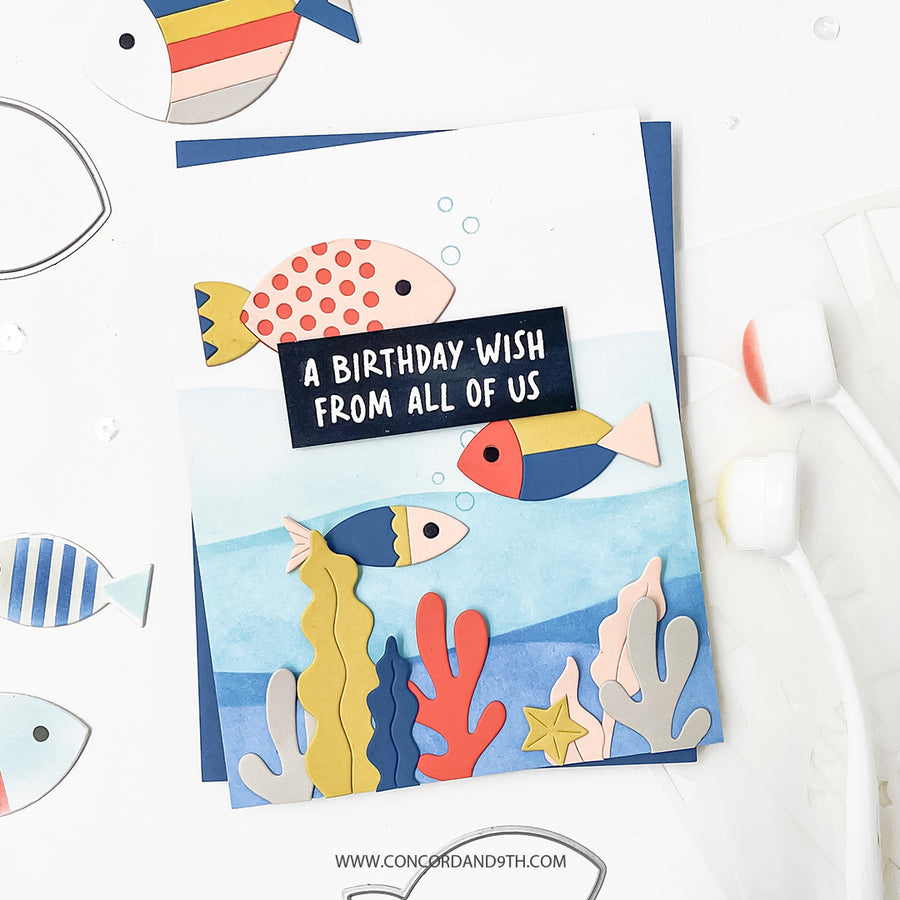 Concord & 9th - Fish Friends Stamp Set