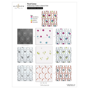 Altenew - Floral Cameo Simple Coloring Stencil Set (3 in 1)