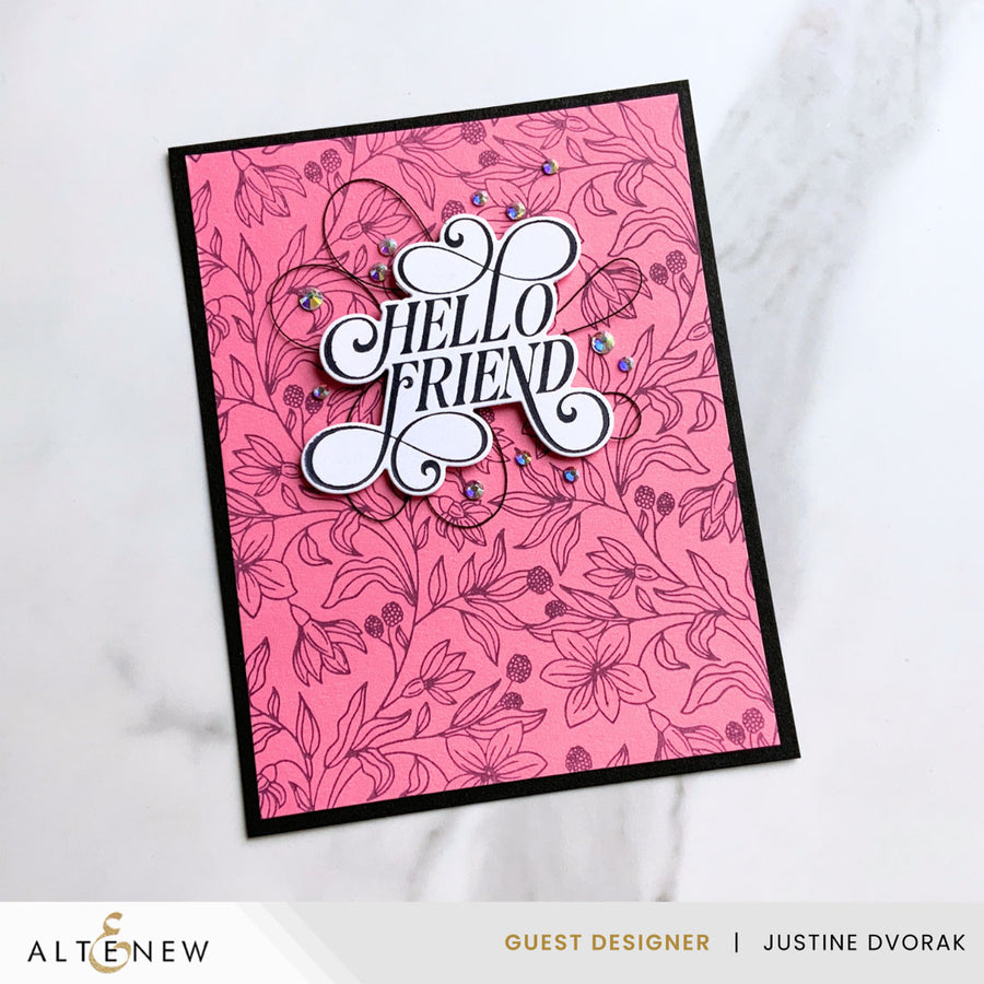 Altenew - Floral Serenade Press Plate