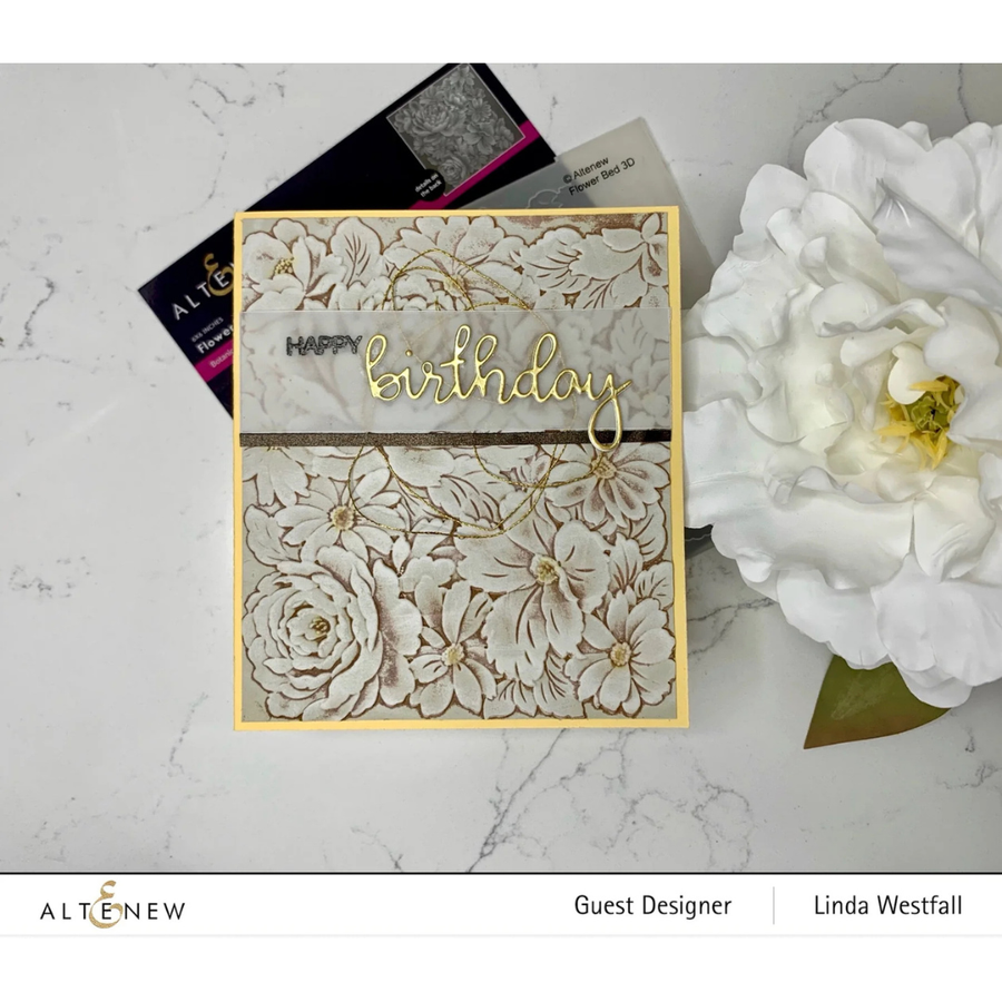 Altenew - Flower Bed 3D Embossing Folder