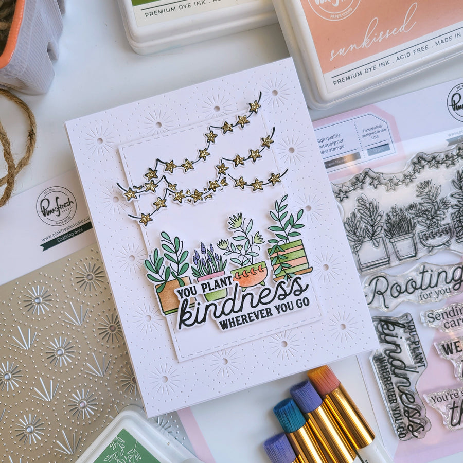 Pinkfresh Studio - Flower Market Stencils