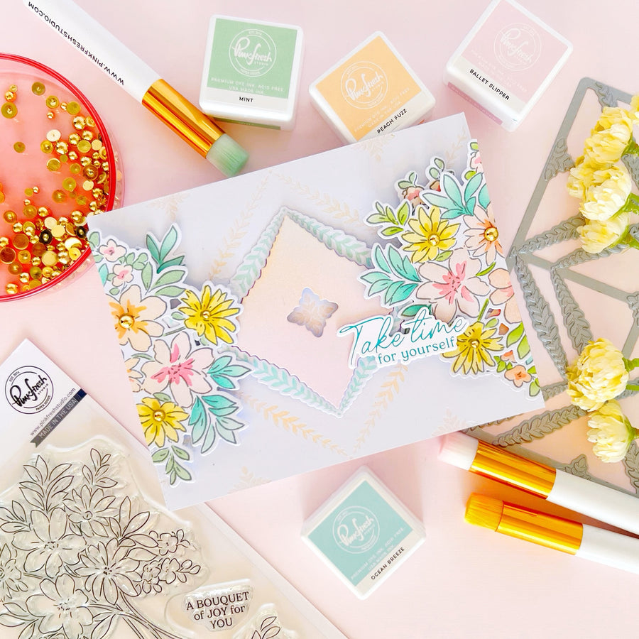 Pinkfresh Studio - Flowers for the Soul Stencils