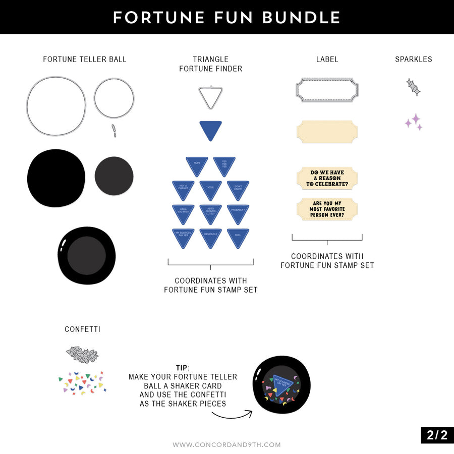 (PRE-ORDER) Concord & 9th - Fortune Fun Stamp Set