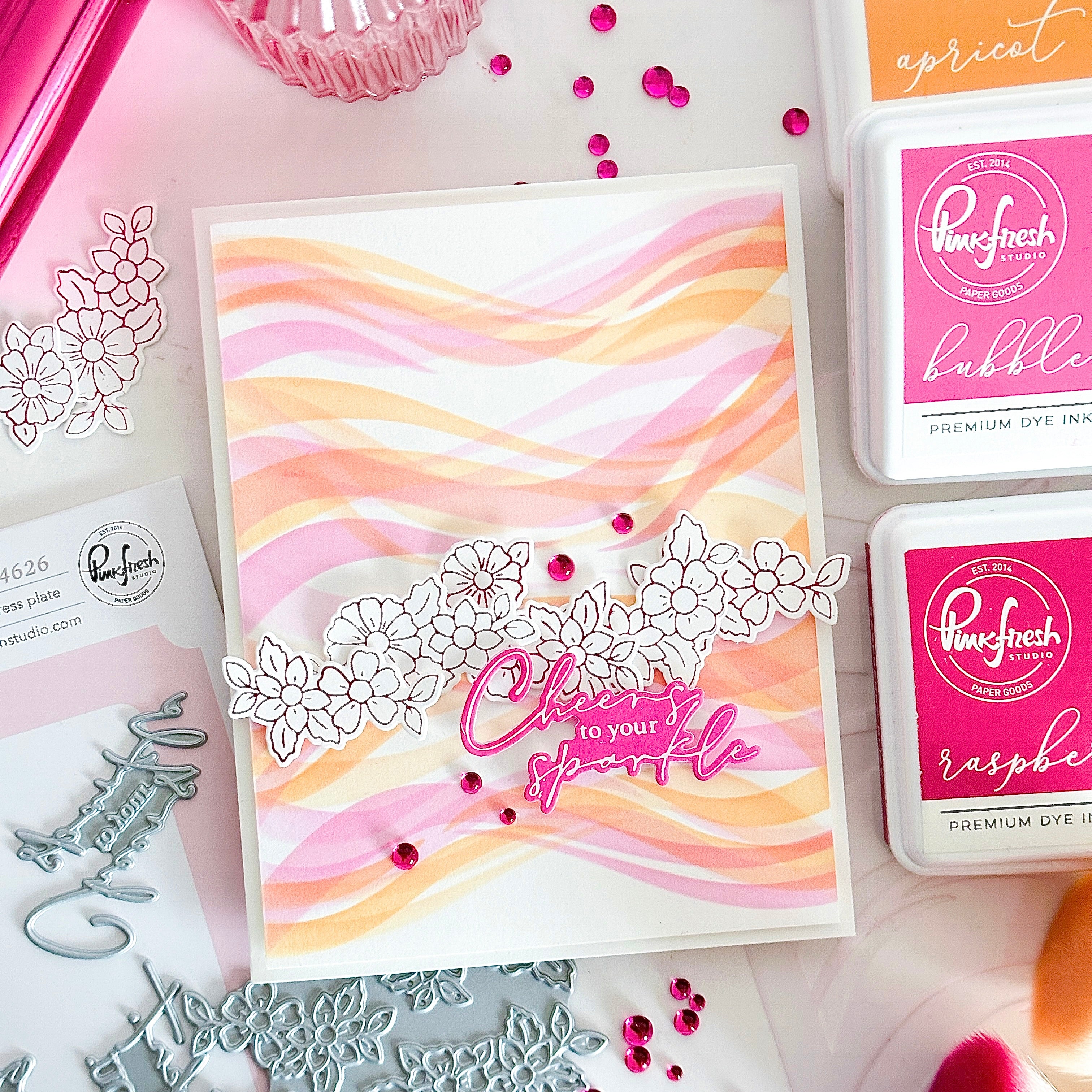 Pinkfresh Studio - Fragrance Notes Stencils