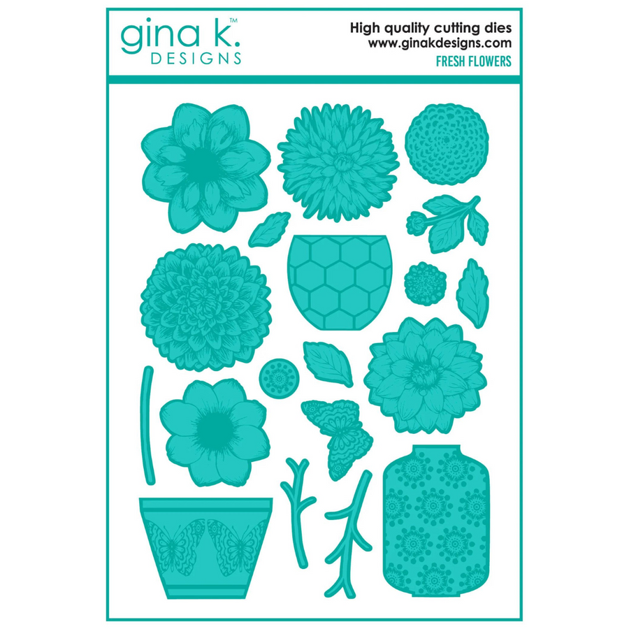 Gina K Designs Fresh Flowers Dies