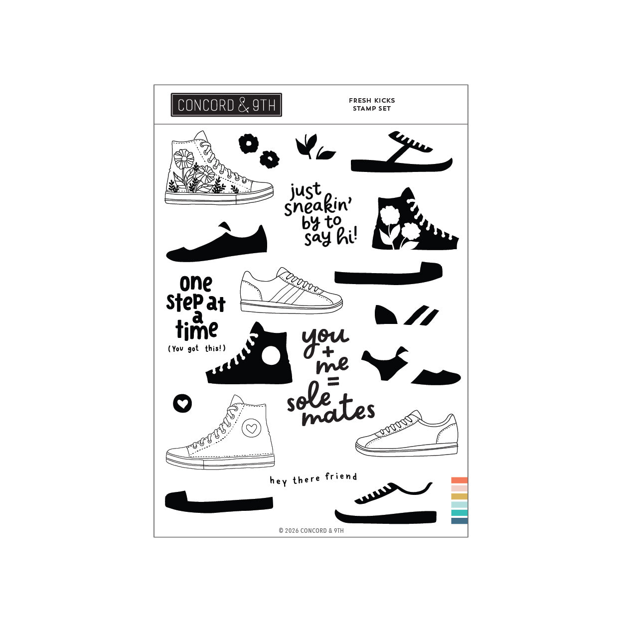 Concord & 9th - Fresh Kicks Stamp Set