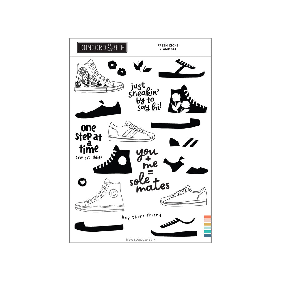 Concord & 9th - Fresh Kicks Stamp Set