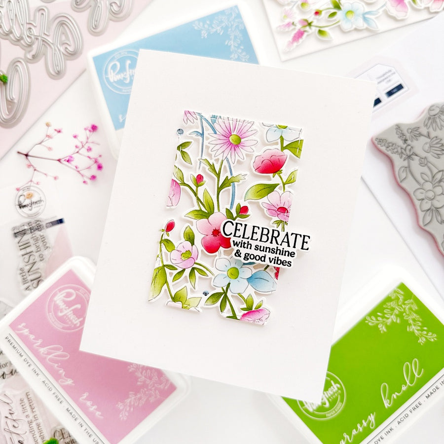 Pinkfresh Studio - Garden Medley Cling Stamp