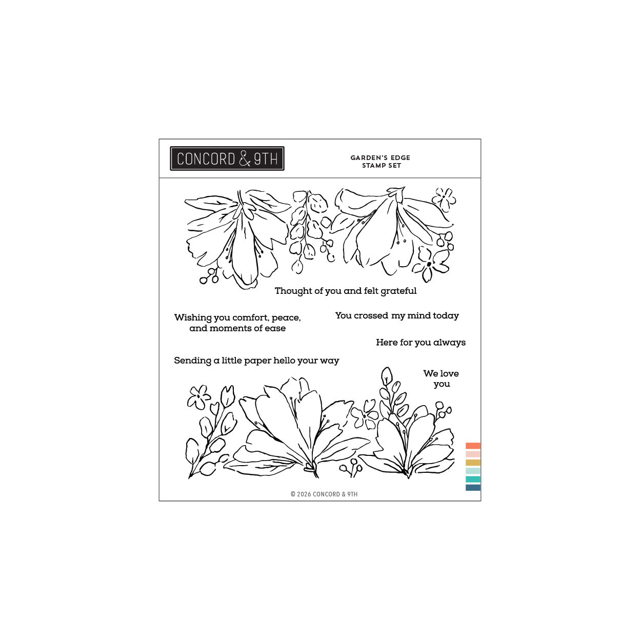 Concord & 9th - Garden's Edge Stamp Set