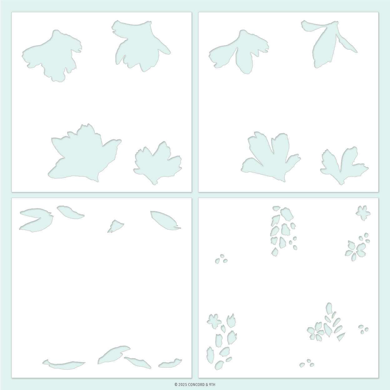 Concord & 9th - Garden's Edge Stencil Pack