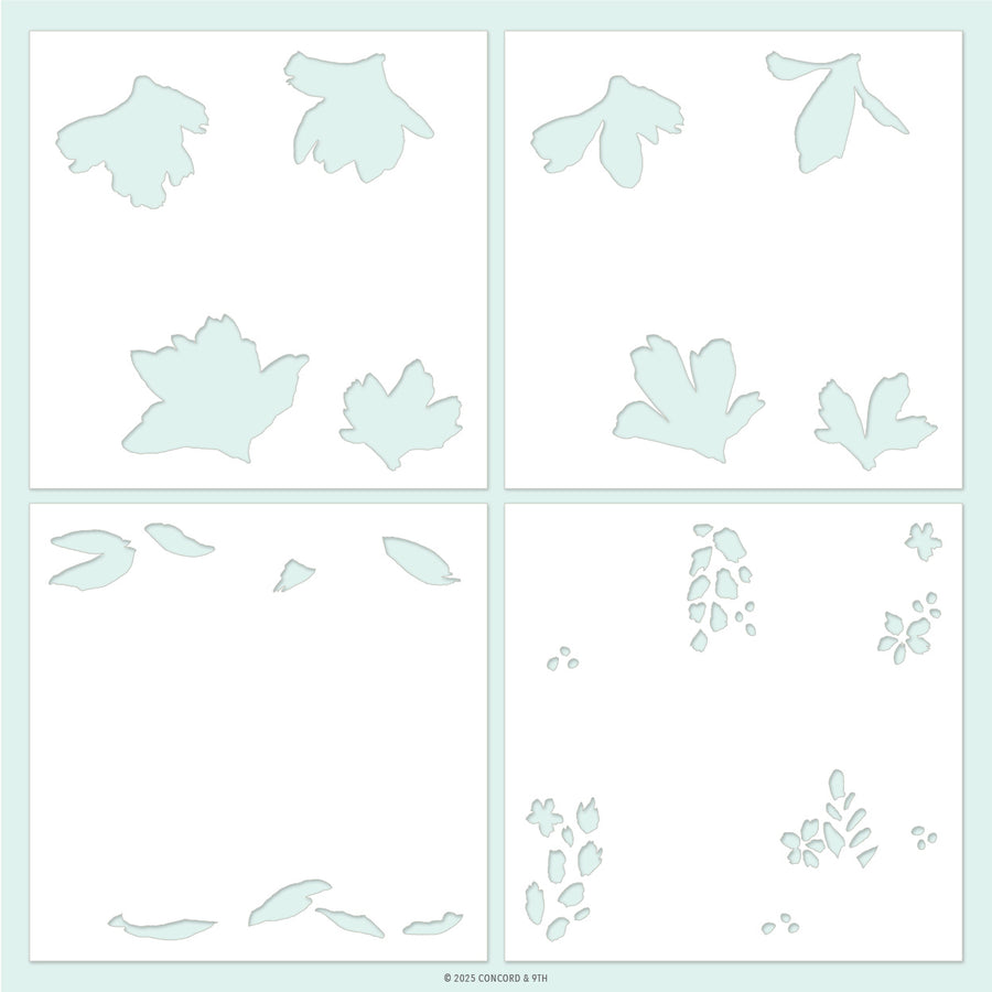 Concord & 9th - Garden's Edge Stencil Pack