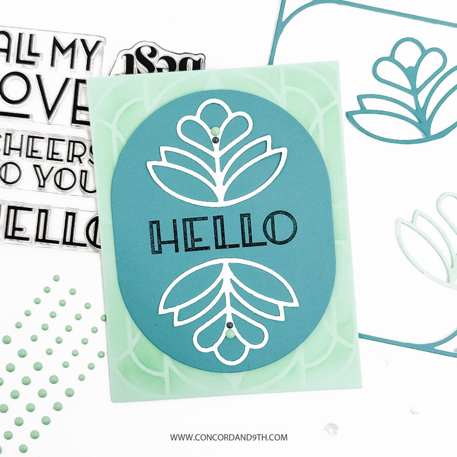 (PRE-ORDER) Concord & 9th - Gilded Glass Stamp Set