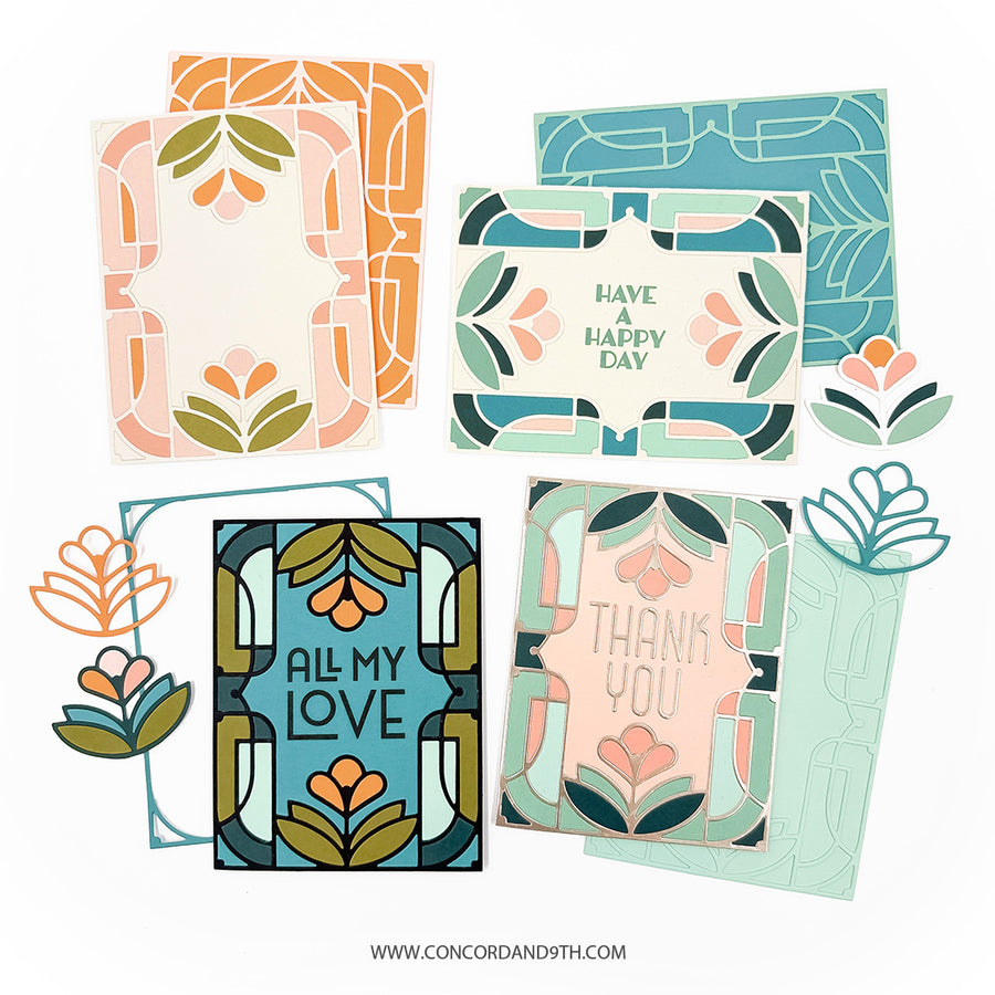 (PRE-ORDER) Concord & 9th - Gilded Glass Stamp Set