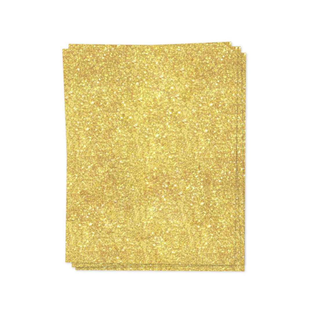 Concord & 9th - Gold Glitter Paper 8.5" x 11"