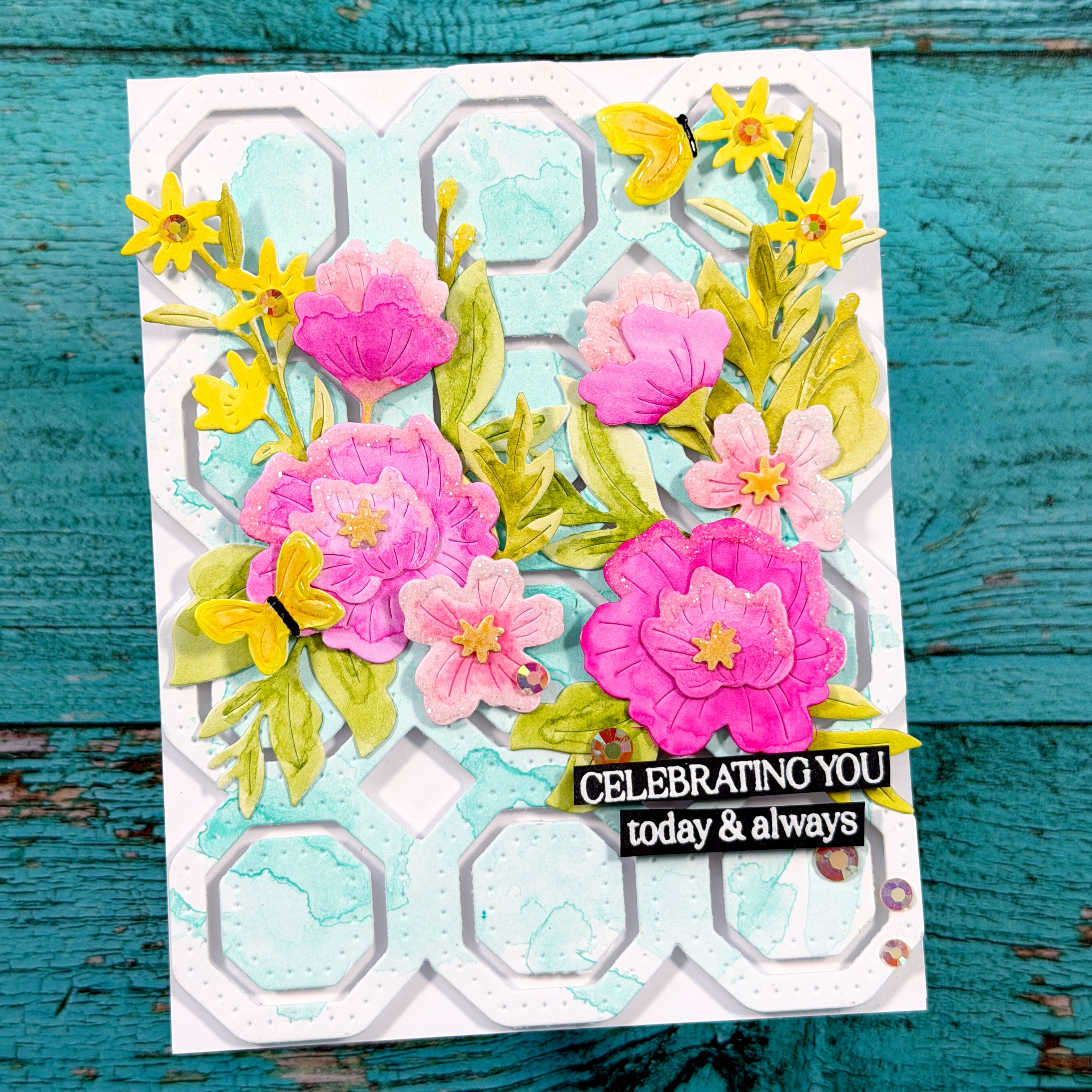Pinkfresh Studio - Golden Poppies Stencils