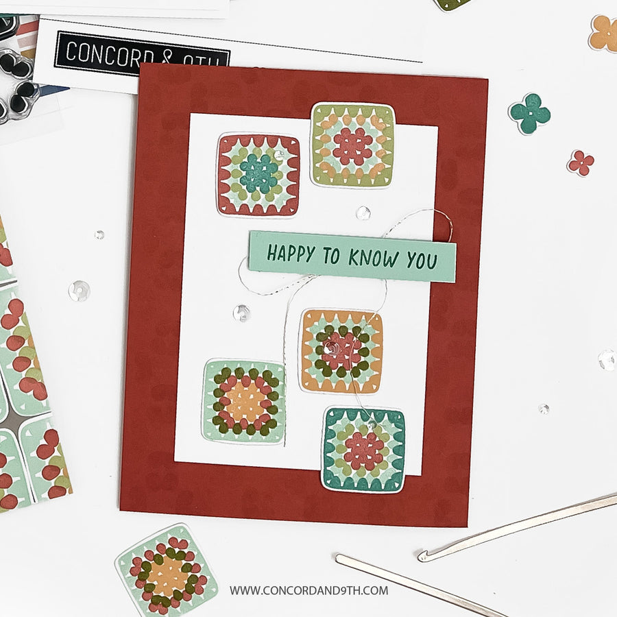 Concord & 9th - Granny Square Turnabout™ Stamp Set
