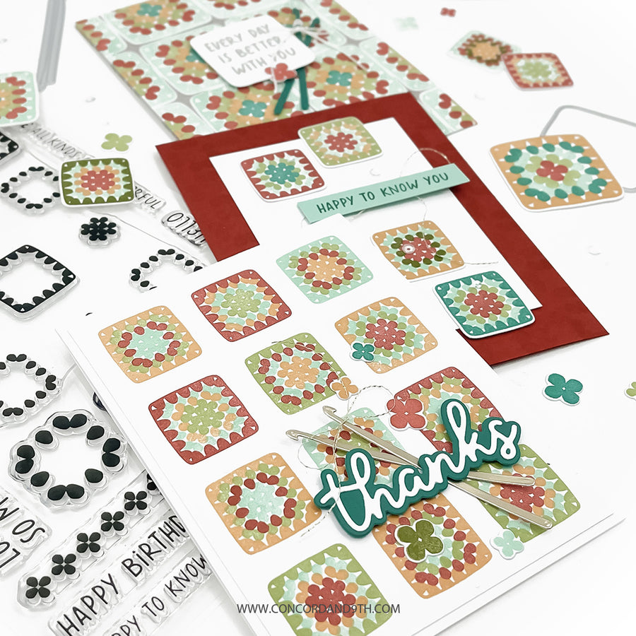 Concord & 9th - Granny Square Stamp & Die Bundle