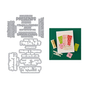 Hero Arts - Here for the Presents Letterpress + Foil & Cut from the Best Gift Ever Collection