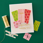 Hero Arts - Here for the Presents Letterpress + Foil & Cut from the Best Gift Ever Collection