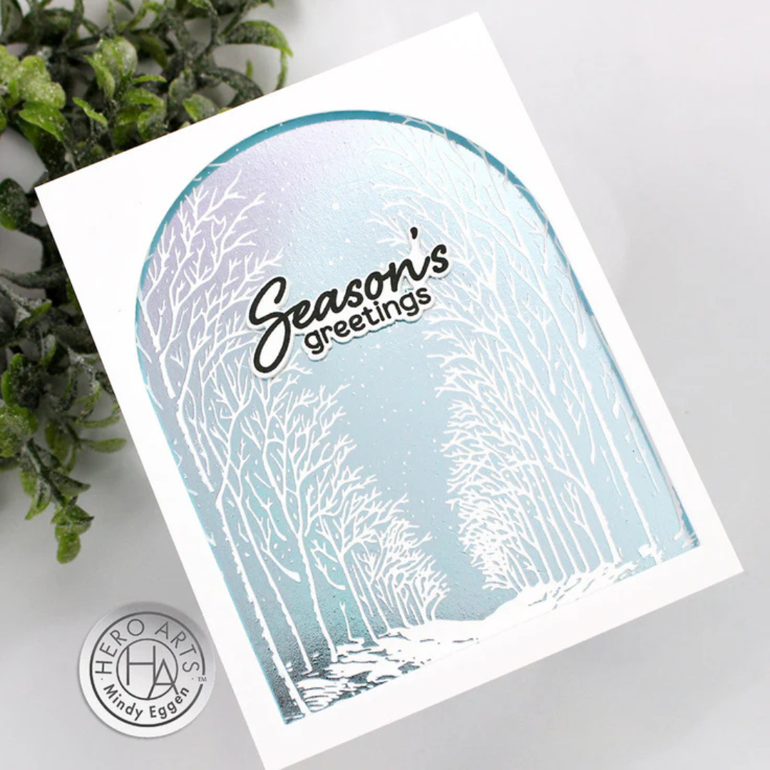 Hero Arts - Snowy Night BetterPress + Foil Plate