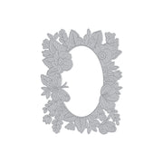 Hero Arts - Floral Frame Letterpress + Foil Plate from the Lovely LetterPress Collection