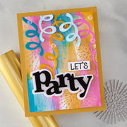 Hero Arts - Starbursts Set Letterpress + Foil Plate from the Lovely LetterPress Collection