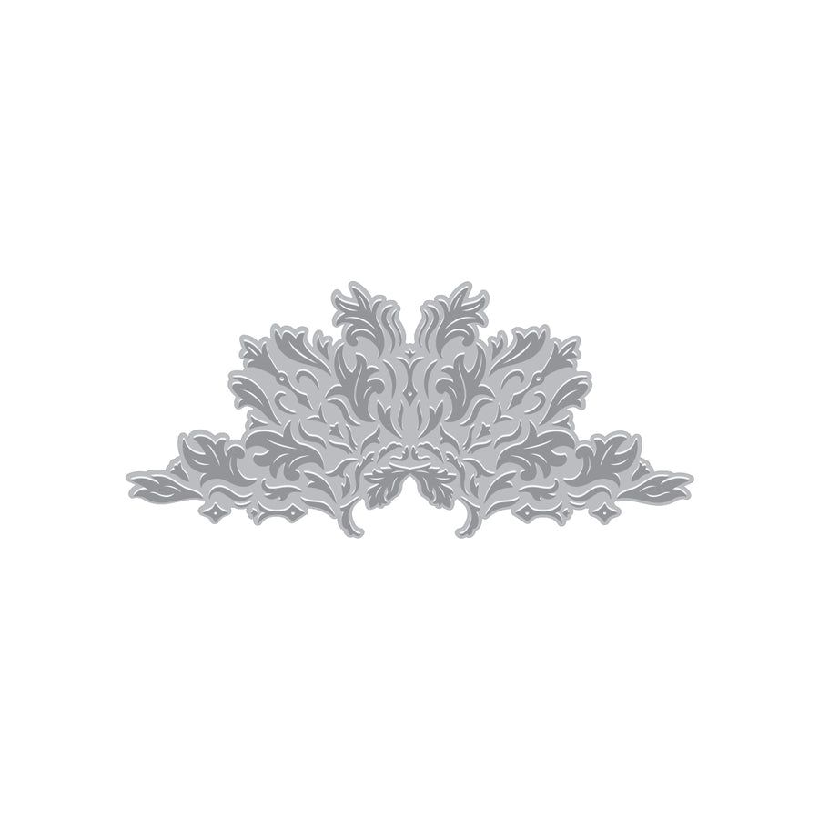 Hero Arts - Lavish Flourish Letterpress + Foil Plate from the Lovely LetterPress Collection