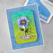 Hero Arts - Floral Border Letterpress + Foil Plate from the Lovely LetterPress Collection