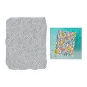 Hero Arts - Scattered Shells BetterPress + Foil Plate from the Summer by The Shore Collection