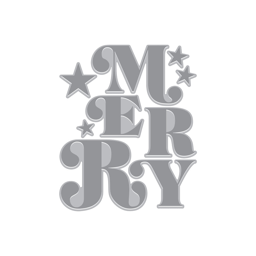 Hero Arts - Merry BetterPress + Foil Set from the Very Merry Collection