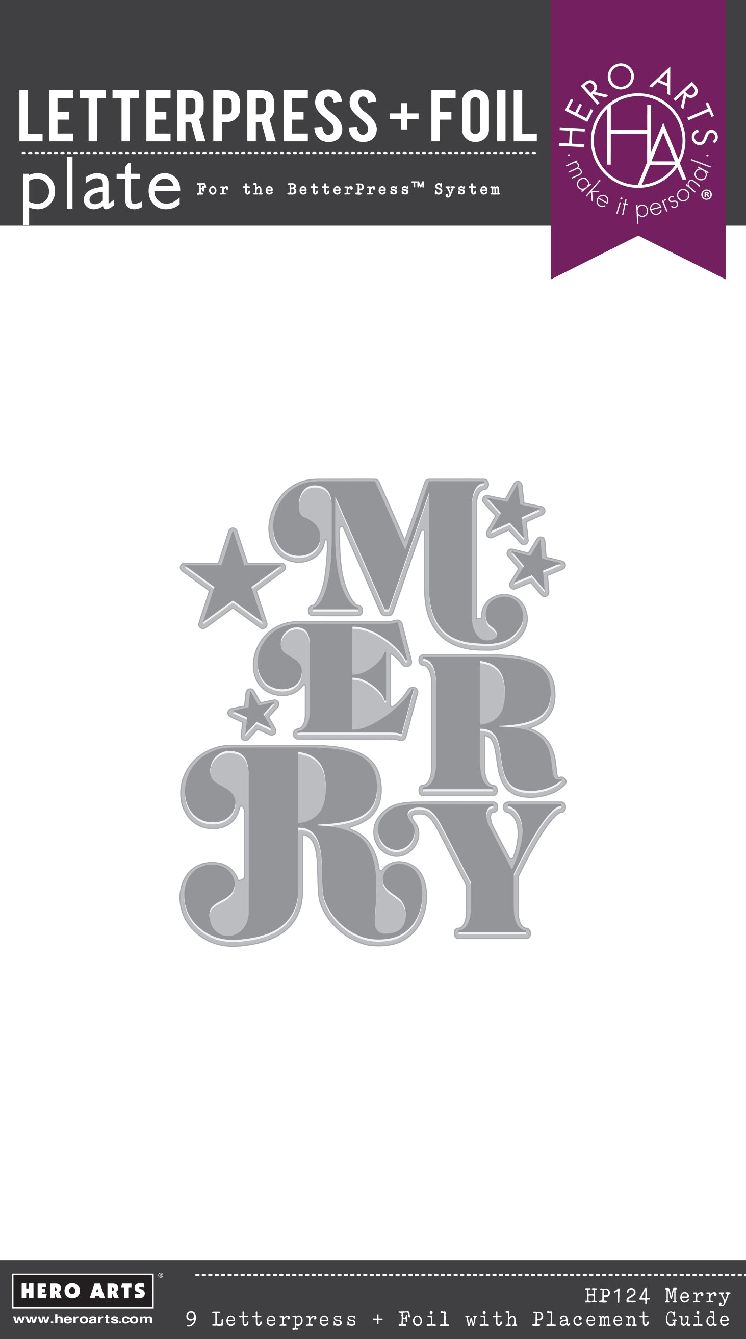 Hero Arts - Merry BetterPress + Foil Set from the Very Merry Collection