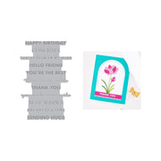 Hero Arts - Sentiment Strips XL - Everyday Letterpress + Foil