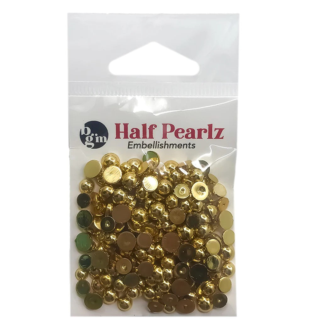 Buttons Galore & More - Golden Nugget Half Pearlz