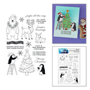 Spellbinders - Polar Friends Stamp and Die Bundle by Simon Hurley