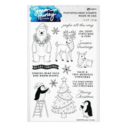 Spellbinders - Polar Friends Stamp and Die Bundle by Simon Hurley