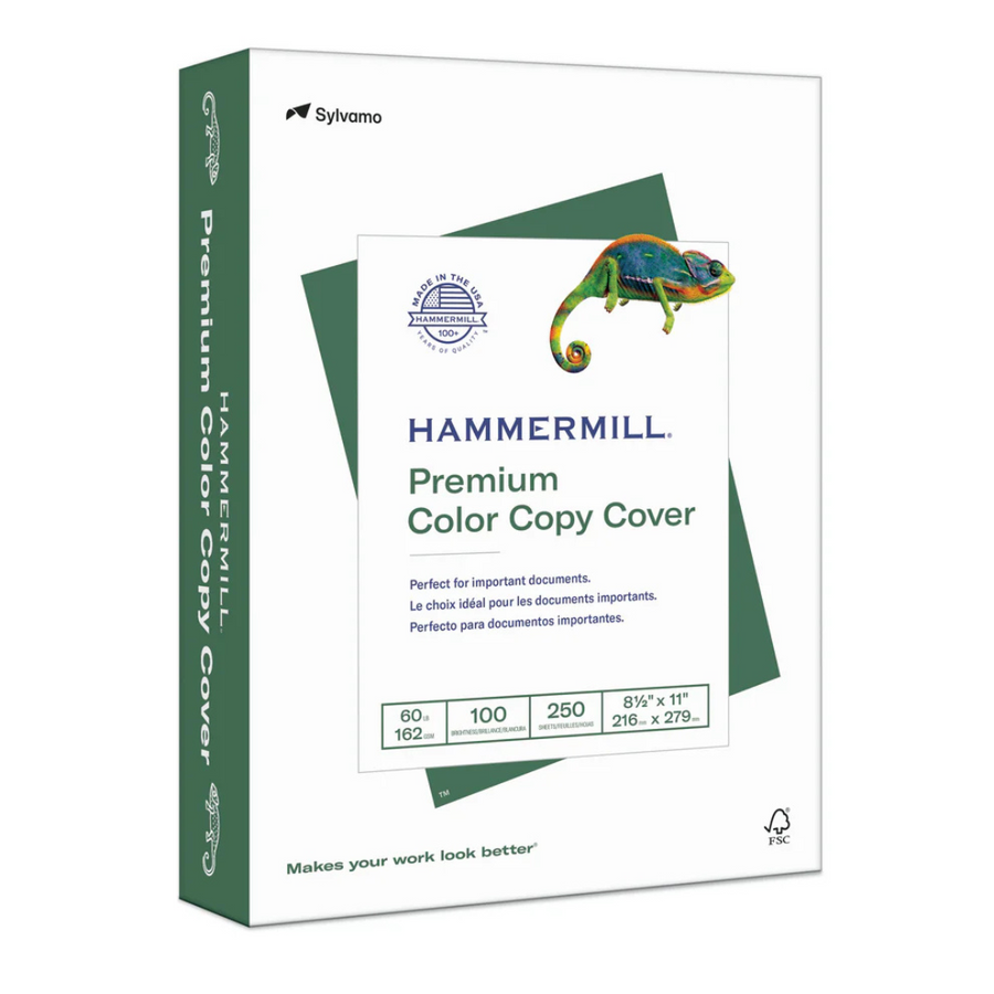 Hammermill - Premium Color Copy Cover 100lb Cardstock 8.5" x 11" (50 sheet pack)
