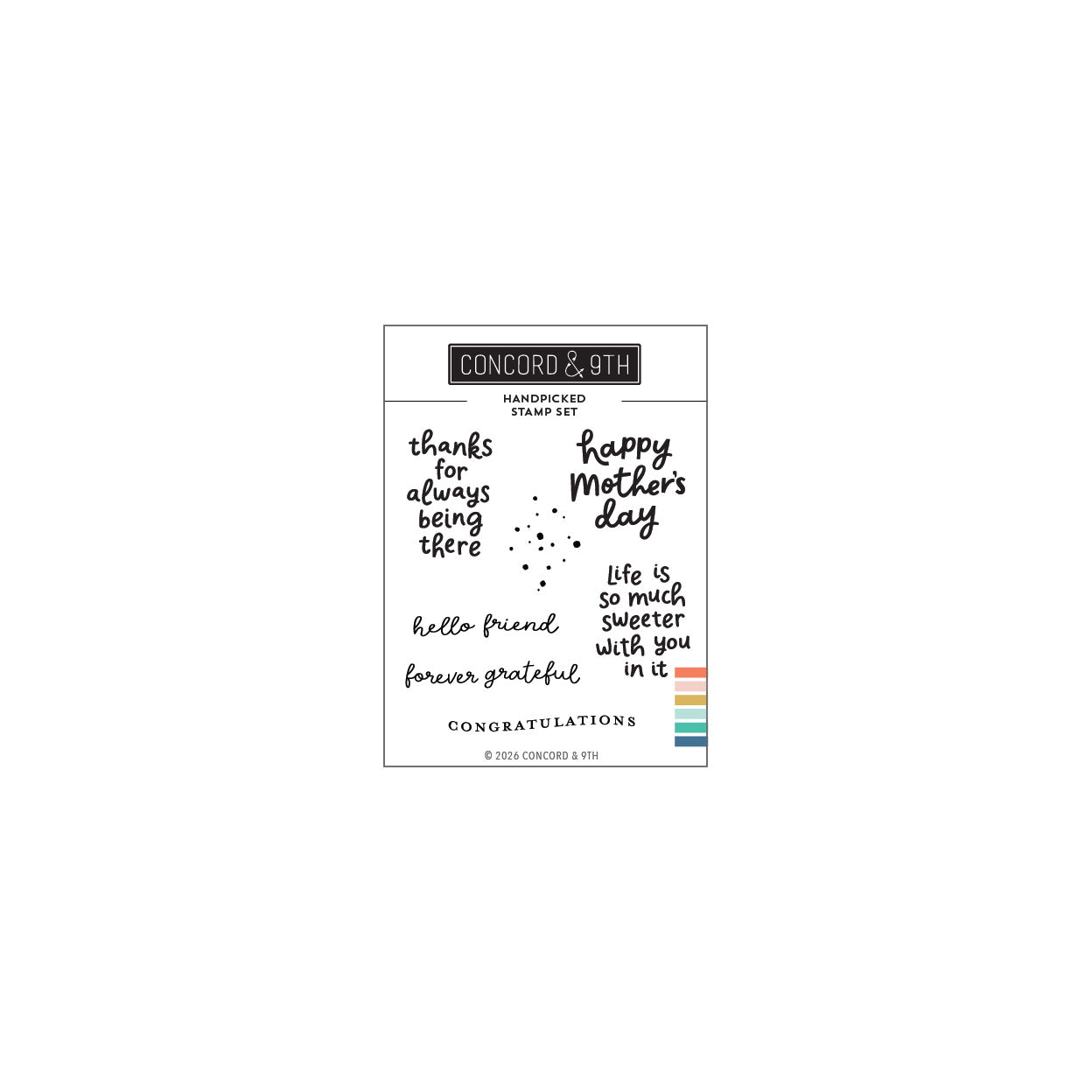 Concord & 9th - Handpicked Stamp Set