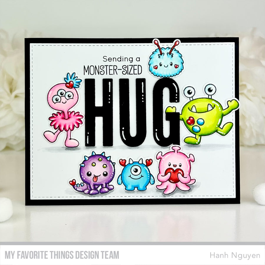 My Favorite Things - JB Monster Love Stamp & Die Duo