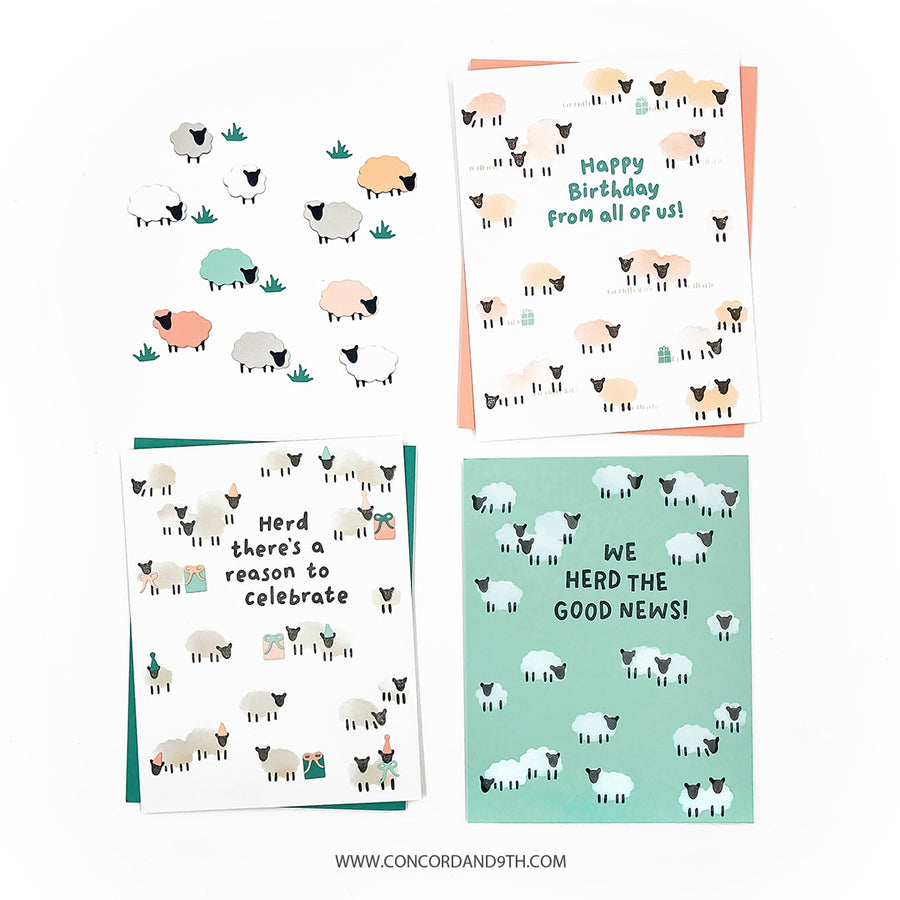 Concord & 9th - Happy Herd Stamp Set