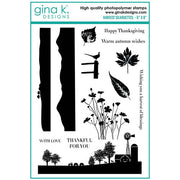 Gina K Designs Harvest Silhouettes Stamps